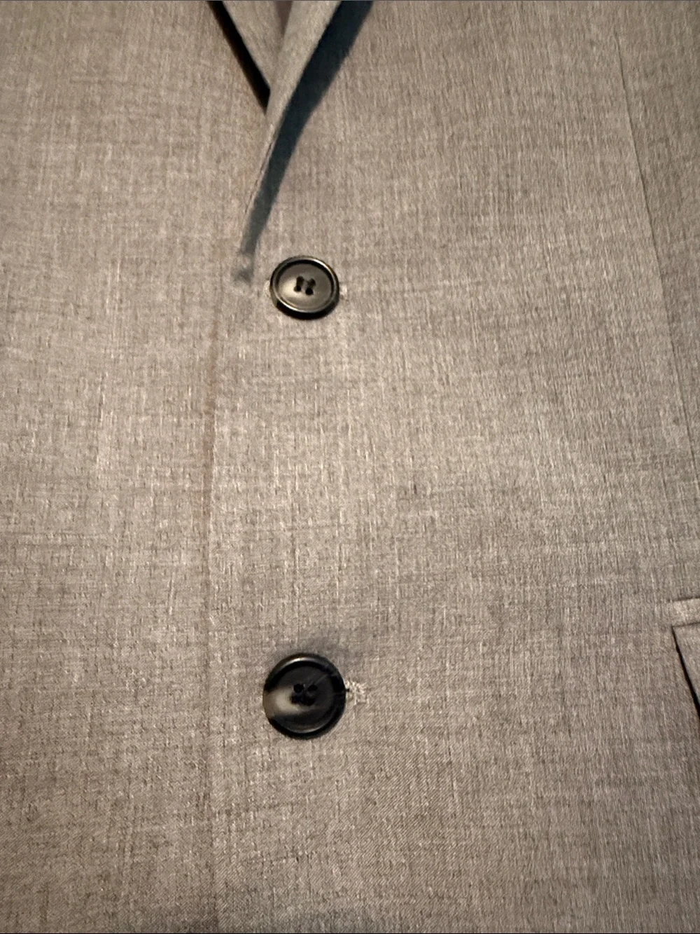 H&M Men's Light Gray Two-Button Sport Coat
